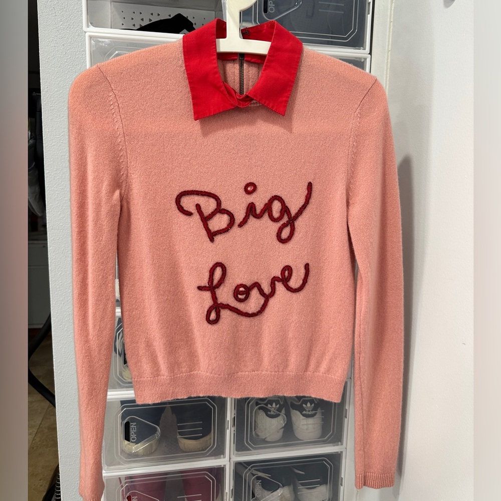 Alice Olivia 'Big Love' crew neck Sweater